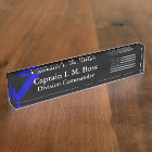 Ligne Bleue Mince - Drapeau Taté