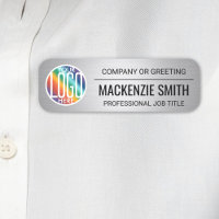 Logo de l'entreprise Brossé gris couleur plastique