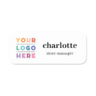 Logo de l'entreprise magnétique Nom et titre de l'