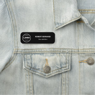 Porte-nom Logo de l'entreprise Personnel employé personnal