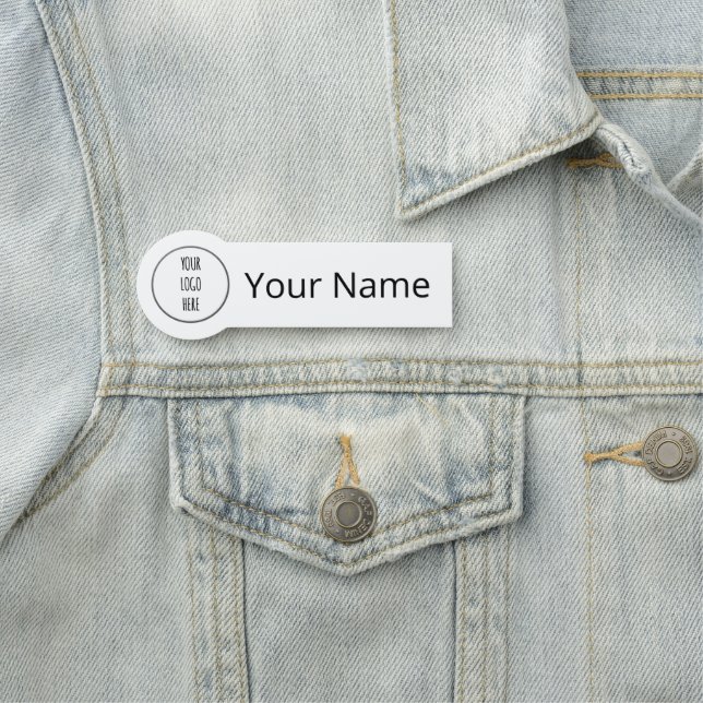 Porte-nom Logo de marque pour petites entreprises (En situation)