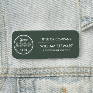 Porte-nom Logo de personnalisation professionnelle Personnel