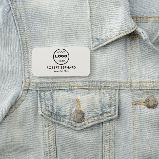 Porte-nom Logo De Société Personnalisé Écran Magnétique Ou D (En situation)