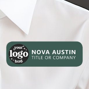 Porte-nom Logo De Société Personnalisé Employé Magnétique Ou