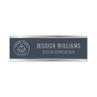 Logo d'entreprise moderne Blue Silver