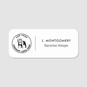 Porte-nom Logo d'entreprise moderne Vet Tech Employé