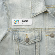 Logo d'entreprise personnalisé Employé magnétique
