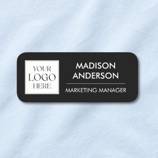 Porte-nom Logo d'entreprise personnalisé pour employé de l'e