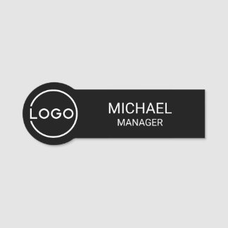 Porte-nom Logo d'entreprise personnalisé professionnel