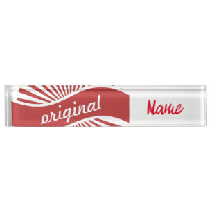 Porte-nom Logo des signes originaux Thunder_Cove