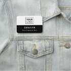 Logo du titre de prénom noir et blanc ou toute cou