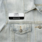 Logo du titre de prénom noir et blanc ou toute cou