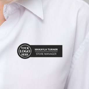 Porte-nom Logo Employé Magnétique Ou Épingle De Sécurité Noi