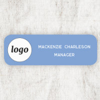 Logo Employé Personnel Bleu Ciel Entreprise