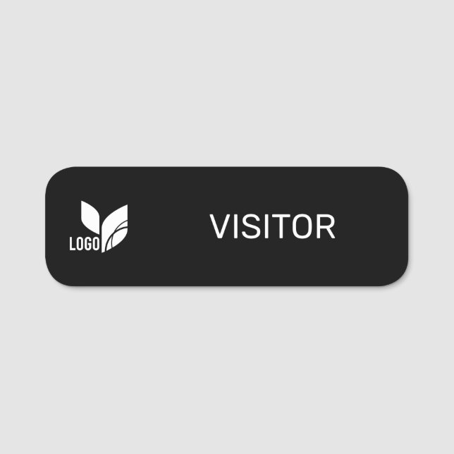 Porte-nom Logo - ID du visiteur (Devant)