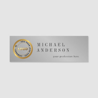 Porte-nom Logo Moderne D'entreprise Professionnel Employé