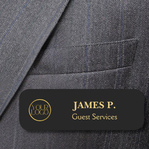 Porte-nom Logo personnalisé de l'aiguille de sécurité magnét