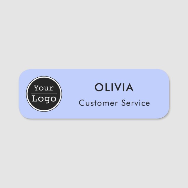 Porte-nom Logo Personnalisé Employé Nom De L'Épingle Magnéti (Devant)