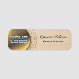 Porte-nom Logo Personnalisé Employé Pin Magnétique Ou De Séc