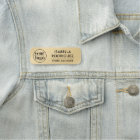 Logo Personnalisé Employé Sécurité magnétique Pin