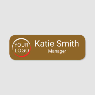 Porte-nom Logo personnalisé pour employés et entreprises per