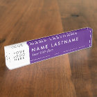 Logo personnalisé Royal Purple Texte blanc moderne