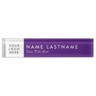Logo personnalisé Royal Purple Texte blanc moderne