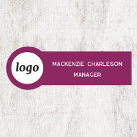 Logo Personnel de l'employé Magenta Pink Business