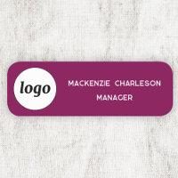 Logo Personnel de l'employé Magenta Pink Business