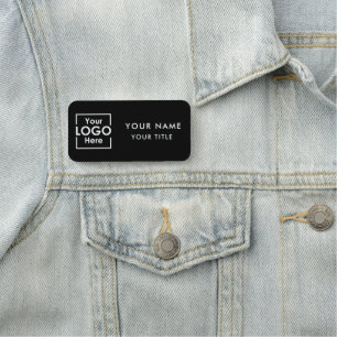 Porte-nom Logo professionnel Nom du personnel de l'employé