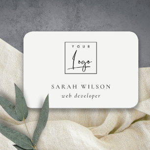 Porte-nom Logo promotionnel personnalisé minimaliste simple