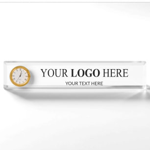 Porte-nom Logo promotionnel personnalisé - Pas de commande m