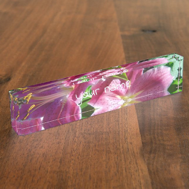 Porte-nom lys stargazers (Taille)