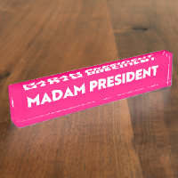 Madame la Présidente, typographie moderne et audac