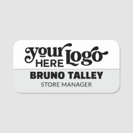 Porte-nom Magnetic Company Business Logo Employee Name Tags