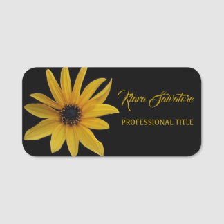 Porte-nom Magnifique Sunflower Jaune Noire