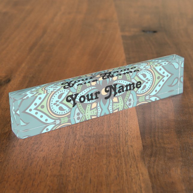 Porte-nom Mandala (Taille)