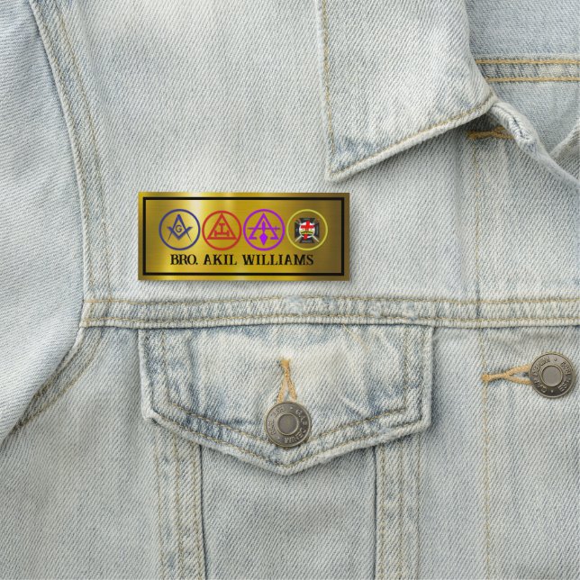 Porte-nom Mason Yorkrite (En situation)