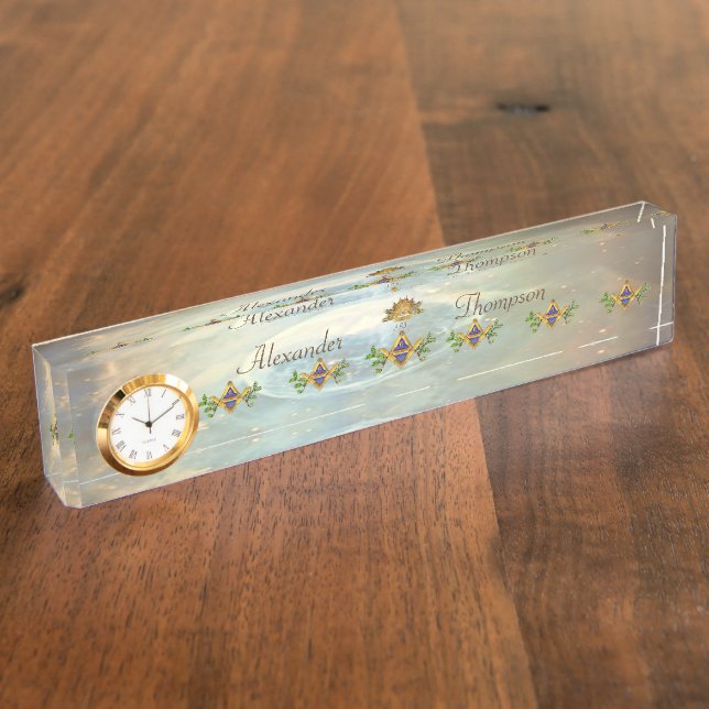 Porte-nom Masonic Life (Cosmos) (Taille)