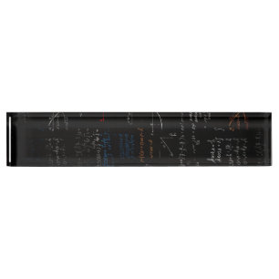 Porte-nom Math Desk