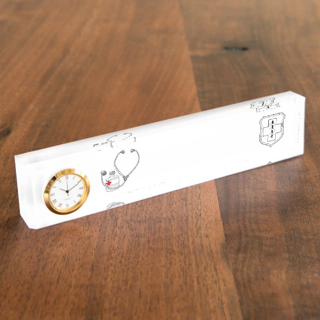 Porte-nom Médecin Infirmière Médicale (Taille)