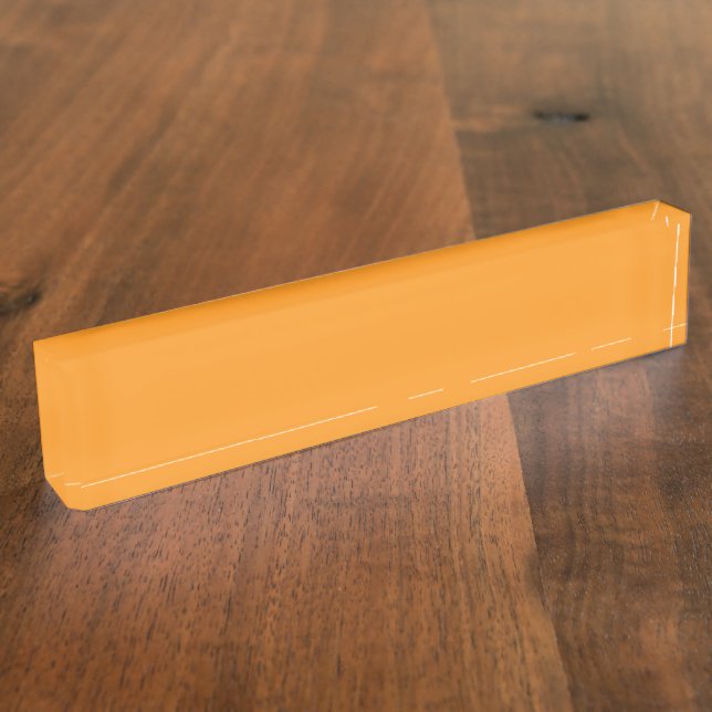 Porte-nom Mélange abstrait d'orange, de rouge et de hurlemen (Taille)