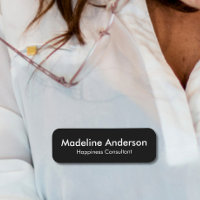 Minimal moderne Simple Clean Black Professional