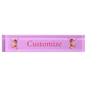 Porte-nom Modèle Bikini de danse Thunder_Cove