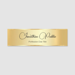 Porte-nom Modèle de calligraphie à la main élégant à l'appar