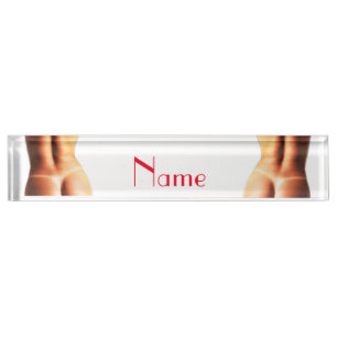 Porte-nom Modèle de fitness Tanlines Thunder_Cove