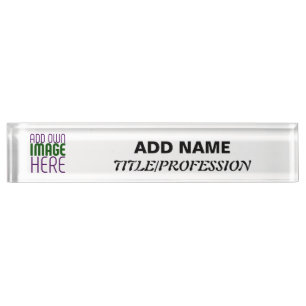 PORTE-NOM MODÈLE DE TEXTE D'IMAGE BLANCHE SIMPLE MODERNE