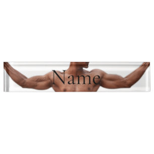 Porte-nom Modèle Fitness Homme Thunder_Cove
