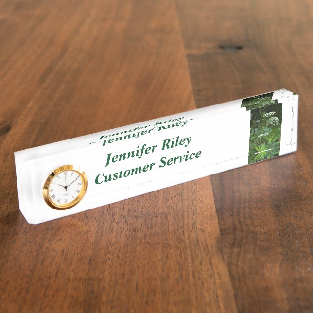 Porte-nom modèle plaque signalétique du bureau (Taille)