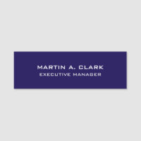 Moderne minimaliste Plain élégant bleu foncé